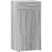 Syfax Dressoir 45x42,5x93 cm bewerkt hout grijs sonoma eikenkleurig