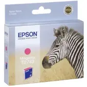 Epson T0743 inkt cartridge magenta (origineel)