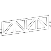 Altrex Tralieligger / Binder 1.85 m - 360301