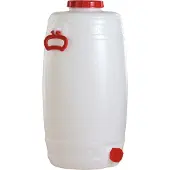 Graf universeel vat 50 L rond van voedselveilig PE