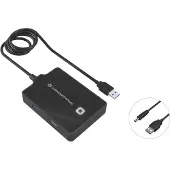 Conceptronic HUBBIES10B HUBBIES10B USB-hub 4 poorten USB-A USB 3.1 Gen1 5 GBit/s Zwart