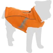 Flamingo Hondenjas – Regenjas hond – Waterdichte hondenregenjas met reflectie – Regenjas Pomi Oranje – 30 cm