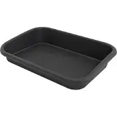 Elho Green Basics Tuintray 60 - Binnen en Buiten - Kweken en Oogsten - Ø 58.5 x H 11.0 cm - Living black