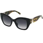Nina Ricci Zonnebril - - SNR377V - Zwart (Glanzend zwart) - Acetaat - 51/21/140