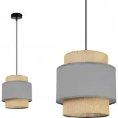 Light11 HOME Hanglamp, plafondlamp, lampenkap, boho-stijl, jute