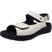 Wolky 00410371 Corfu Floater leather Sandalen | Maat 40 Dames Wit