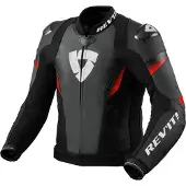 REV'IT! REV’IT! Control Zwart Neon Rood Motorjas Maat 56