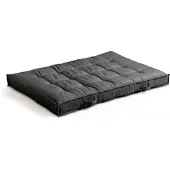 Oviala - Matras voor antraciet gestoffeerde palletkussen 120x80cm - Cuzco