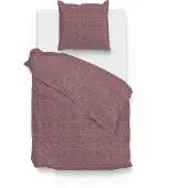 Zo! Home Zo!Home Lino Wine Red - 100% Katoen 200 x 200/220 cm