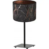 Light11 HOME GIA tafellamp, lampenkap met koperen motief