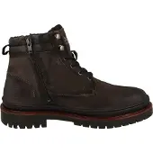 Dockers Veterboots donkergrijs / zilver