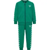 Hummel Trainingspak groen / wit