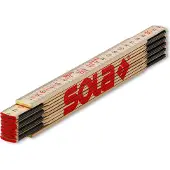 Sola Vouwduimstok hout 10-ledig 2 m