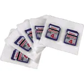 Hama SD kaart - Sleeves - Voor SD-, MMC-, XD-, MemoryStick-kaarten - Zelfkl