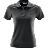 Maier Sports - Women's Ulrike - Poloshirt 44, zwart/grijs