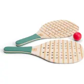 BS Toys Houten Padel-rackets - Padelrackets - Padel rackets kinderen - Buitenspeelgoed voor Kinderen - Educatief Speelgoed - Cadeau kind - Houten speelgoed - Buiten speelgoed - Strandspeelgoed - Sport