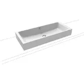 Kaldewei PURO wastafel, opzetmodel, alpinweiß