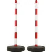 Perel Plastic paal voor signalisatieketting - 2 st.