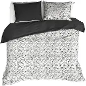 De Witte Lietaer Dekbedovertrek Waddle Dark Shadow Satijn-260 x 200 / 220 / 240 cm | Extra Breed