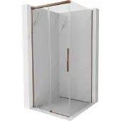 Mexen Rox douchecabine schuifdeur 95 x 95 , transparant, roségoud - 8C2-095-095-60-00