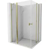 Mexen Mist Duo douchecabine zwaaiend 120 x 85 , transparant, goud - 8A4-120-085-50-00