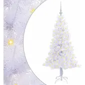 Syfax Kunstkerstboom met 150 LED Wit 150 cm PVC en Staal