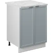 Vicco Fame-Line Keukenonderkast – 60 cm, WB Marmer Licht blauw-grijs