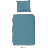 Good Morning Peuter Dekbedovertrek Katoen Uni - adria blue 120x150cm