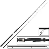 Westin W3 Powerteez Spinning Rod Zwart 2.70 m / 21-70 g