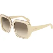 Salvatore Ferragamo SF2081S Transparent beige/ beige 56/17/145 WOMAN Zonnebrillen
