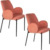 Housecraft living Papillon Eetkamerstoel - Zalm