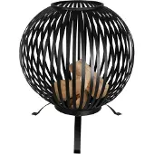 Esschert Design Vuurkorf Design Strepen Zwart
