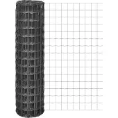 vidaXL Euroomheining, staal, 10 x 1,5 meter, grijs