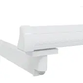 vidaXL Handmatig Inklapbaar Zonnewering Frame Wit 3 x 2 m Aluminium