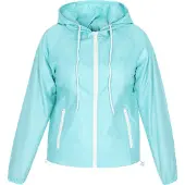 Homebase Tussenjas turquoise / wit