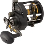 Penn Fathom Ii Level Wind Rh Trolling Reel Zwart 30