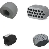 INF Kaaktrainer in siliconen 4-pack Grey