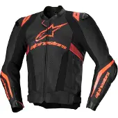 Alpinestars Missile Ignition V3 geperforeerde motorfiets lederen jas