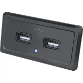 INF Autolader laadpaneel met 2 USB-aansluitingen
