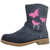 Lurchi Fara Kinderschuhe Mädchen Stiefel Reißverschluss Blau Freizeit