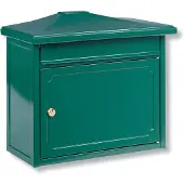 Burg wachter Burg-wächter Wandbrievenbus Kopenhagen 882 - Staal - Groen - 41x34,5x20,5 Cm
