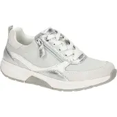 Gabor Sneakers laag lichtgrijs / zilver / wit