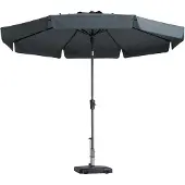 Madison Parasol Flores Luxe 300 cm grijs PAC2P014 online kopen