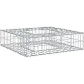 Syfax Gabion Verhoogd Bed Zilver