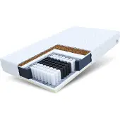 FDM ARDEA Matras 140x200 cm - Hoogte 20 cm H3 en H4 - Pocketvering Matrassen - Dubbelzijdig - 7 zones - Antiallergisch