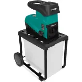 Vonroc Stille Hakselaar 2800W – Voor takken tot Ø45mm | Incl. 60L opvangbak