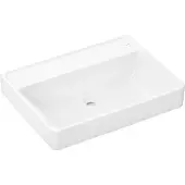 Hansgrohe wastafel Xanuia Q, 650x480 mm, zonder kraangat en overloop, SMC wit, artikelnummer 61154450