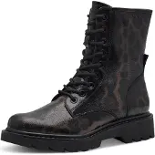 Tamaris Veterlaarsjes bruin / zwart
