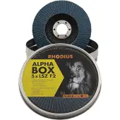 Rhodius Lamellenschijf 115 K40 5 in blik