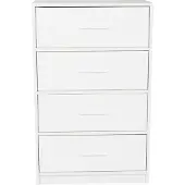 Hjh LIVING Commode ESTORIA 58 x 30 x 91 cm 4 vakken wit